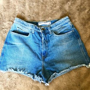 American Apparel denim shorts